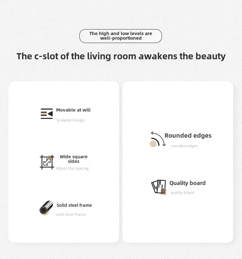 Designer Luxury Coffee Tables Gold Breakfast Minimalist Round Side Table Lounge Space Saving Mesa Auxiliar Living Room Furniture