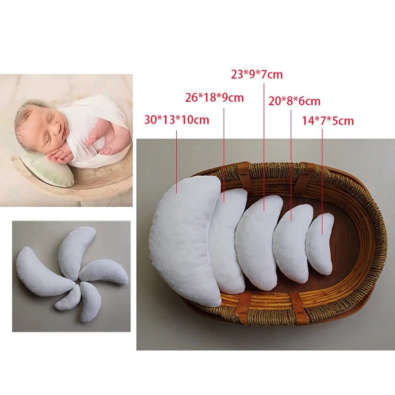 Newborn Photography Props Pillows Basket Filler Photo Shooting Accessories Studio Posing Aid For Baby 29 Models Fotografia Gifts