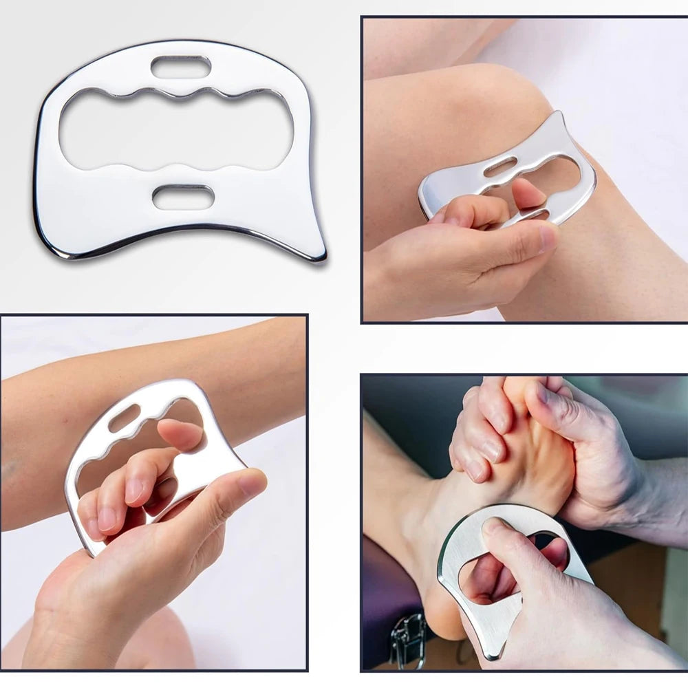 Muscle Fascia Knife Multi-Functional Muscle Release Massage Knife Exercise Scraping Knife Gym Stainless Steel