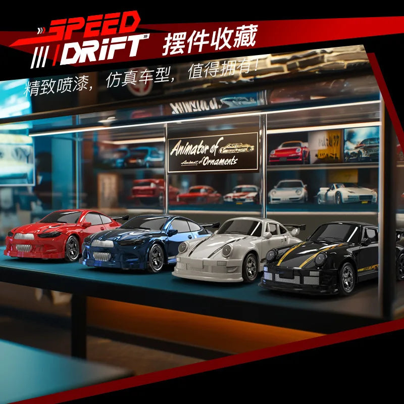 Kf20 1/43 Mini Rc Drift Car Full Scale 4wd Desktop Rc Vehicle Simulation Of Remote Control Models Toys For Kids Christmas Gifts