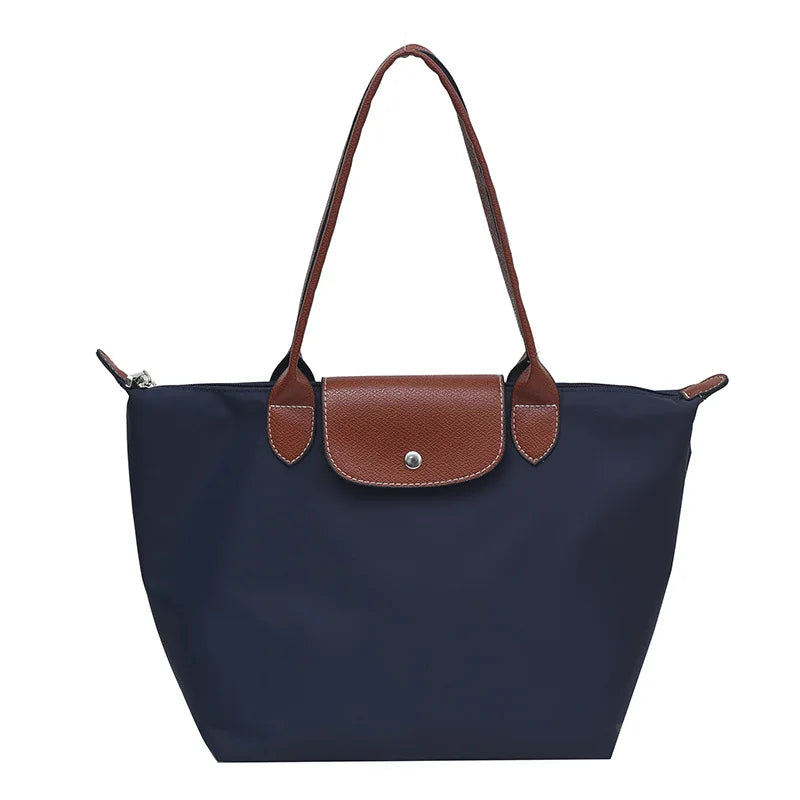 Women's shoulder bag new large-capacity tote bag armpit bag female Longxiang bag fashionable handbag