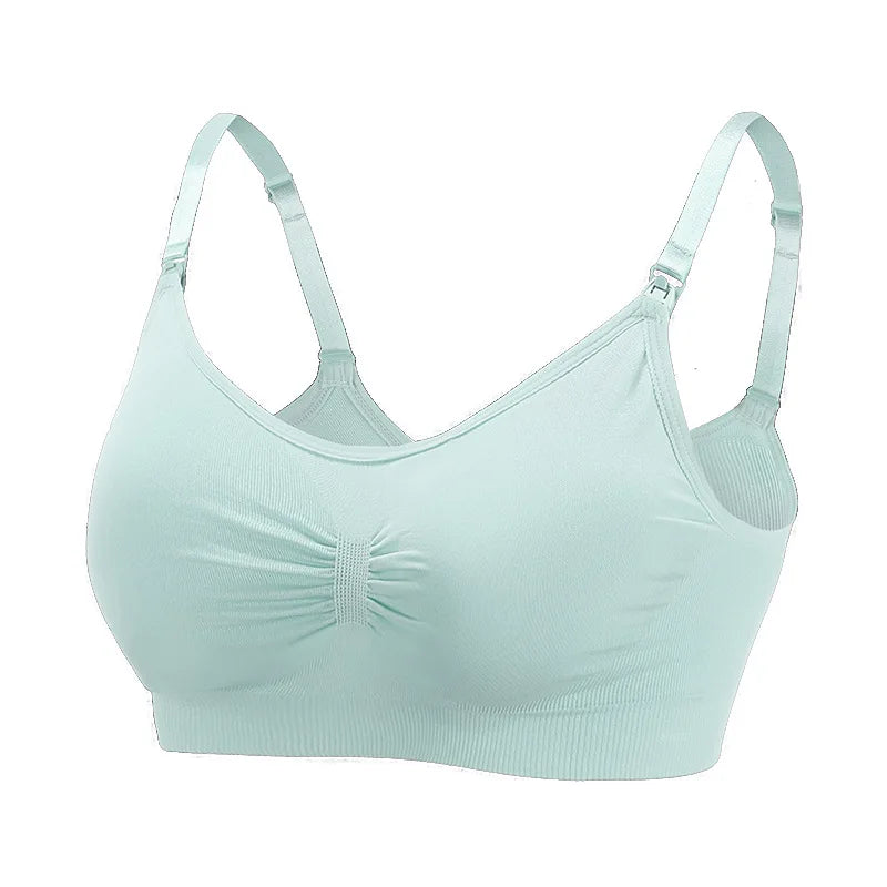 High Quality Maternity Nursing Bras Cotton Breastfeeding Pregnant Underwear Seamless Large Size Breathable Bra Push Up