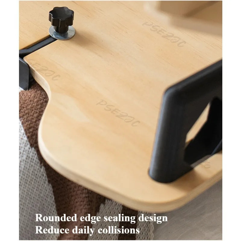 Home Lazy Bed Dining Table Dormitory Study Folding Office Desk Multi Functional Notebook Learning Tool