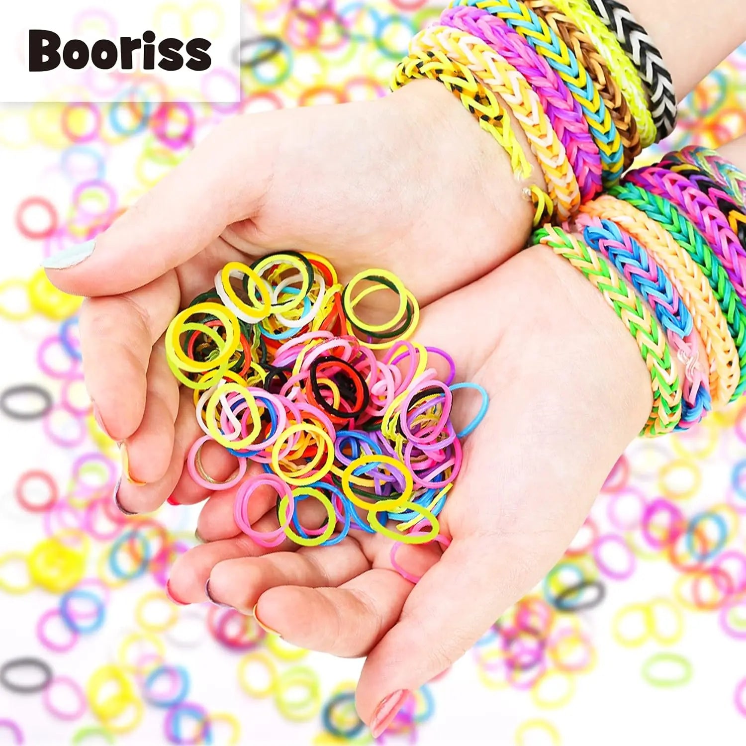 Loom Rubber Bands Refill Kit Premium Bracelet Making Kit for Kids Weaving DIY Crafting Toys Christmas Gift Children Toys