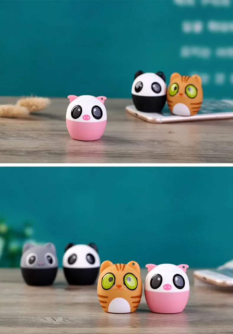 Electronic Pet Mini Bluetooth Speaker 3W TWS Stereo Small Wireless Speaker Portable Animal Pet Micro Speaker Christmas