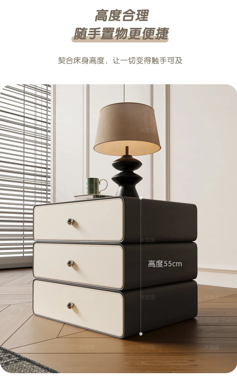 Luxury Storage Bedside Table Bedroom Mobile Cabinets Librero Unique Organizer Nightstand Wood Mesitas De Noche Hotel Furniture