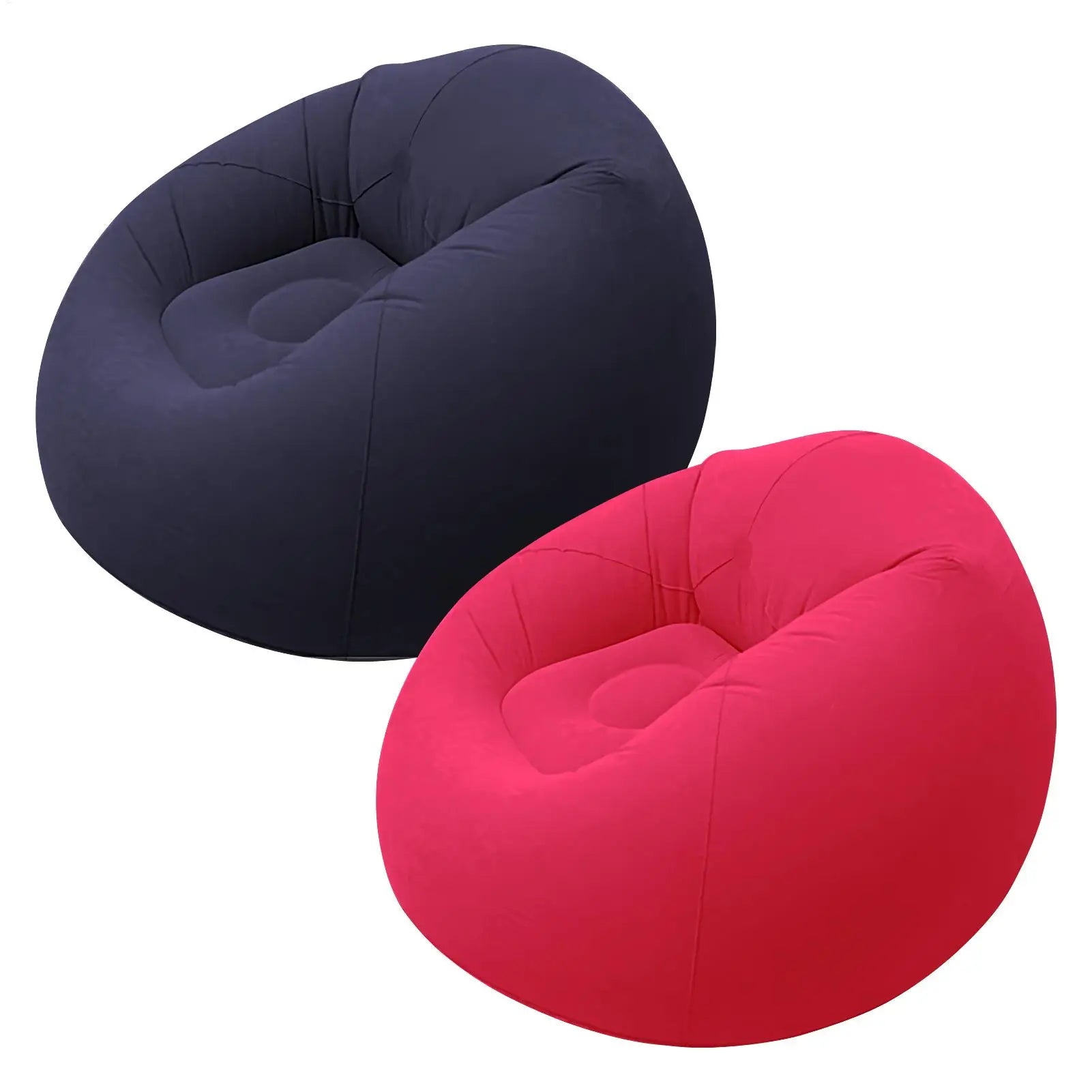 Inflatable Lazy Sofa Folding Portable Pvc Inflatable Air Chair for Living Room Outdoor Camping Convenient Beach Lounge Chair