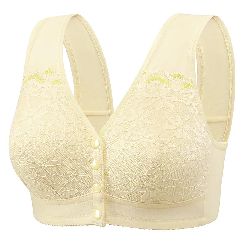 Comfort  Peace Mind Maternity Clothing Pregnant Mother Breastfeeding Bra Front Buckle Ultra-thin Mold Cup Fixed Shoulder Strap