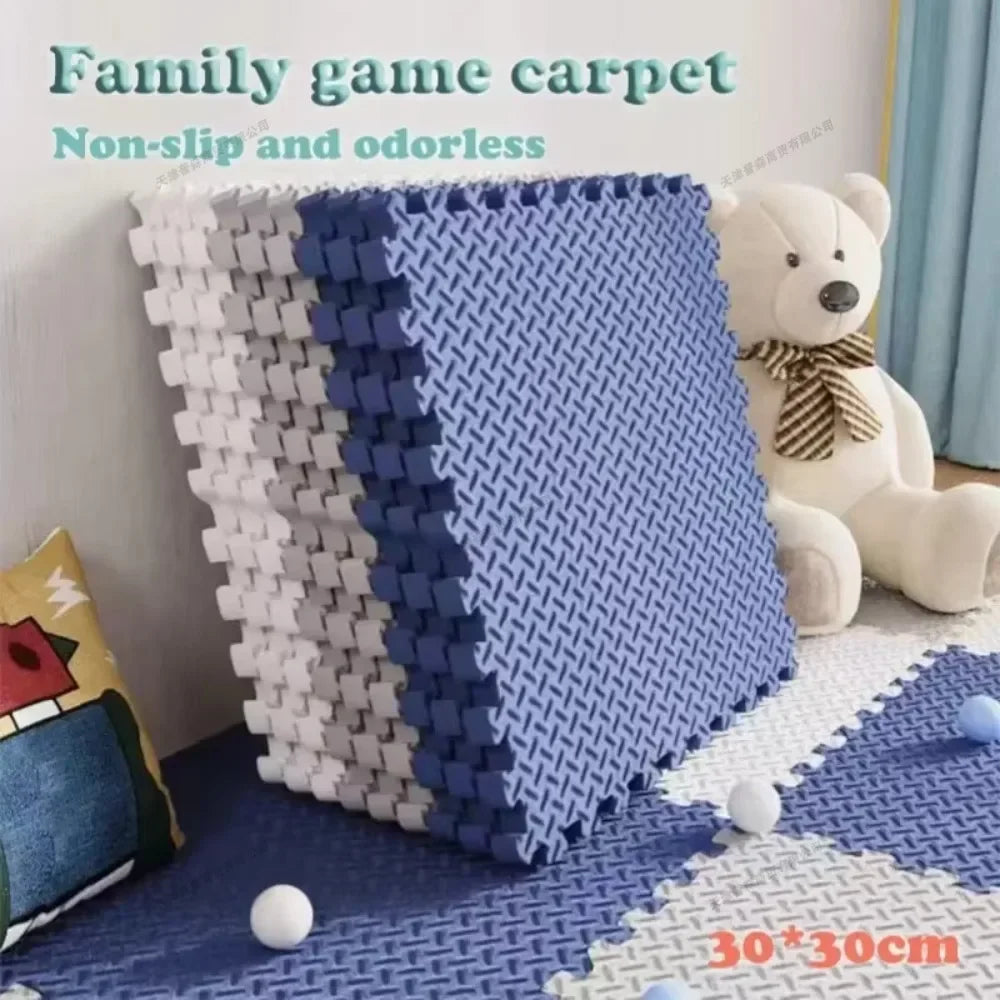 16Pcs Baby Play Mat Foam Sports and Fitness Carpet 30x30cm Shockproof Splicing Sports Rugs Non-slip Baby Toys Children Playmats