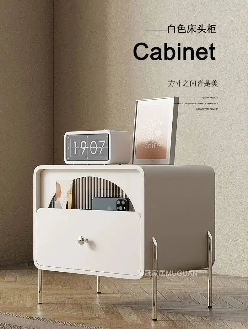 Modern Women Children Nightstands Storage Filing Design Table Nightstands Children Chevet Chambre Bedroom Furniture YN50CN