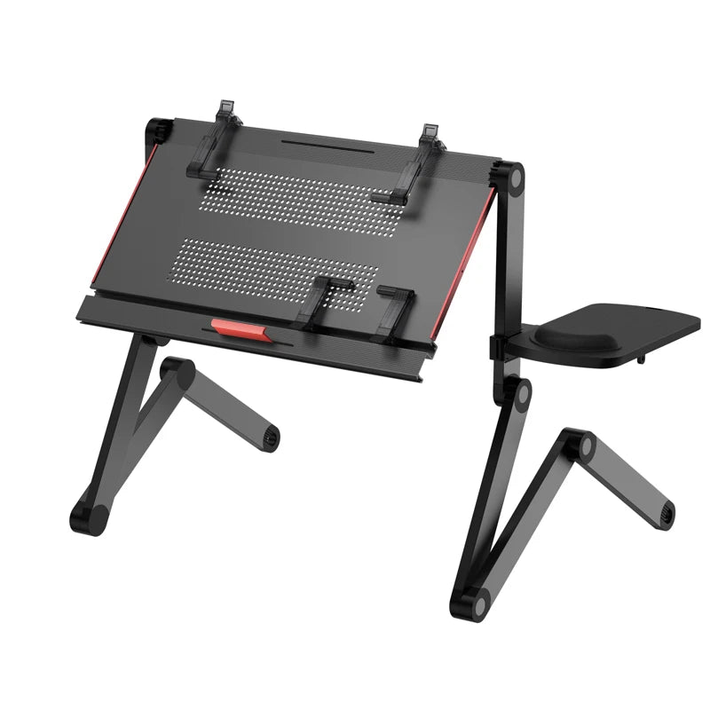 Lying Flat on The Bed, Laptop Desk, Foldable Tablet Stand, Adjustable and Movable, Writing Desk for Lying Down Desk Table