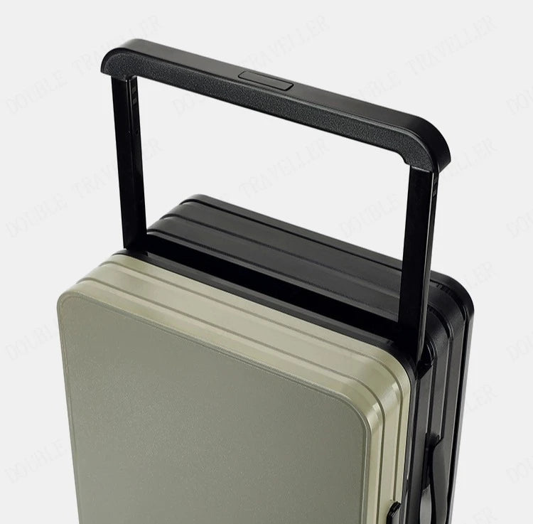 New Mid-Width Draw-Bar Luggage Large Capacity Travel Password Suitcase ABS+PC Fashion Travel Suitcase on Wheels