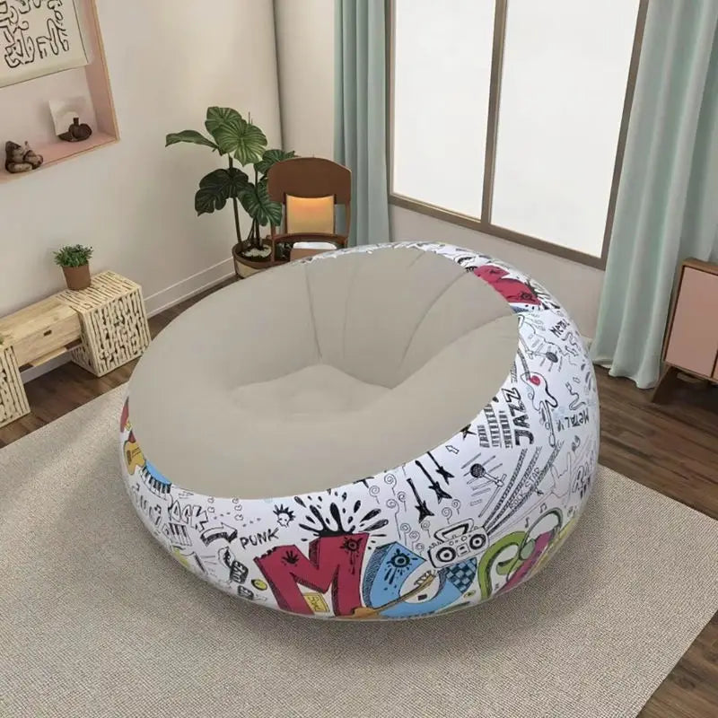 1PC Thickened Inflatable Lazy Sofa Lounge Chair – Perfect for Outdoor Courtyards & Indoor Leisure