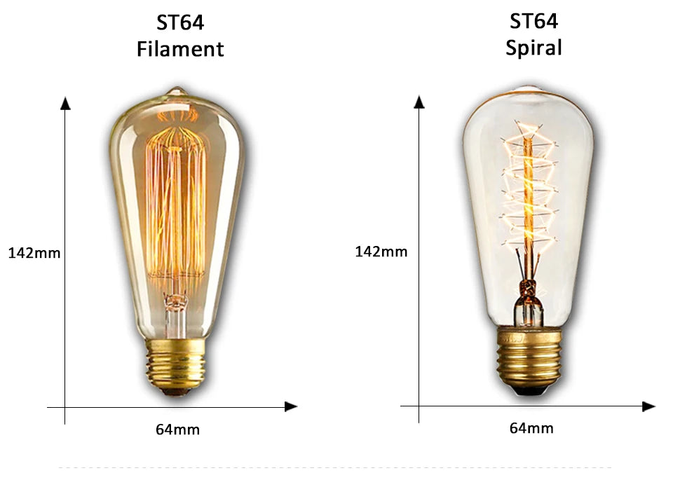 Dimmable Edison Light Bulb E27 40W 220V Retro Vintage Edison Bulb Incandescent Ampoule Bulbs Vintage Edison Lamp Retro Light