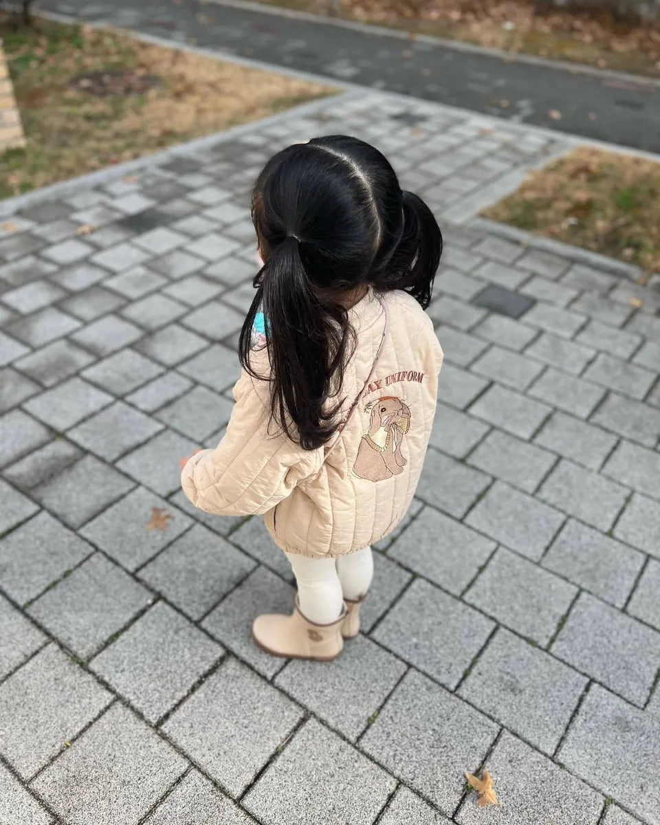 2025 KS Winter Baby Boys Lambswool Jackets Coat Kids Cotton Outerwear Toddler Girl Fleece Flight Suit Jacket Children's Clothing