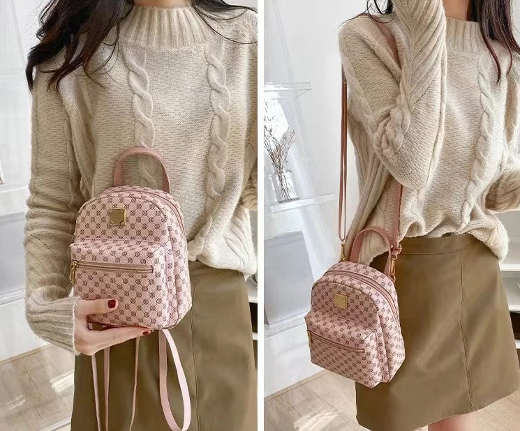 Classic Women Backpack Fashion School Bags Female Daily Shopping Girl Backpacks Schoolbags