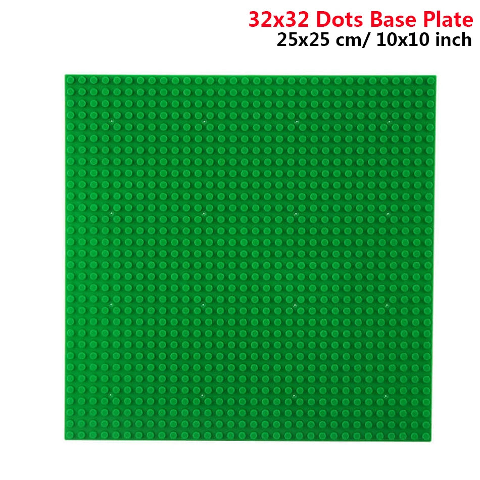 32x32 32x16 Dots Classic Building Blocks Base Plate MOC DIY Small Size Bricks Baseplate Parts for City Figures Children Toys