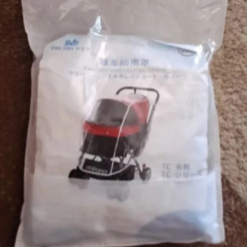 (only Raincoats) Pet Strollers Raincoat Dog Trailer Pet Trolley Small Dog Folding Trolley Raincoat Windshield（Without Stroller）