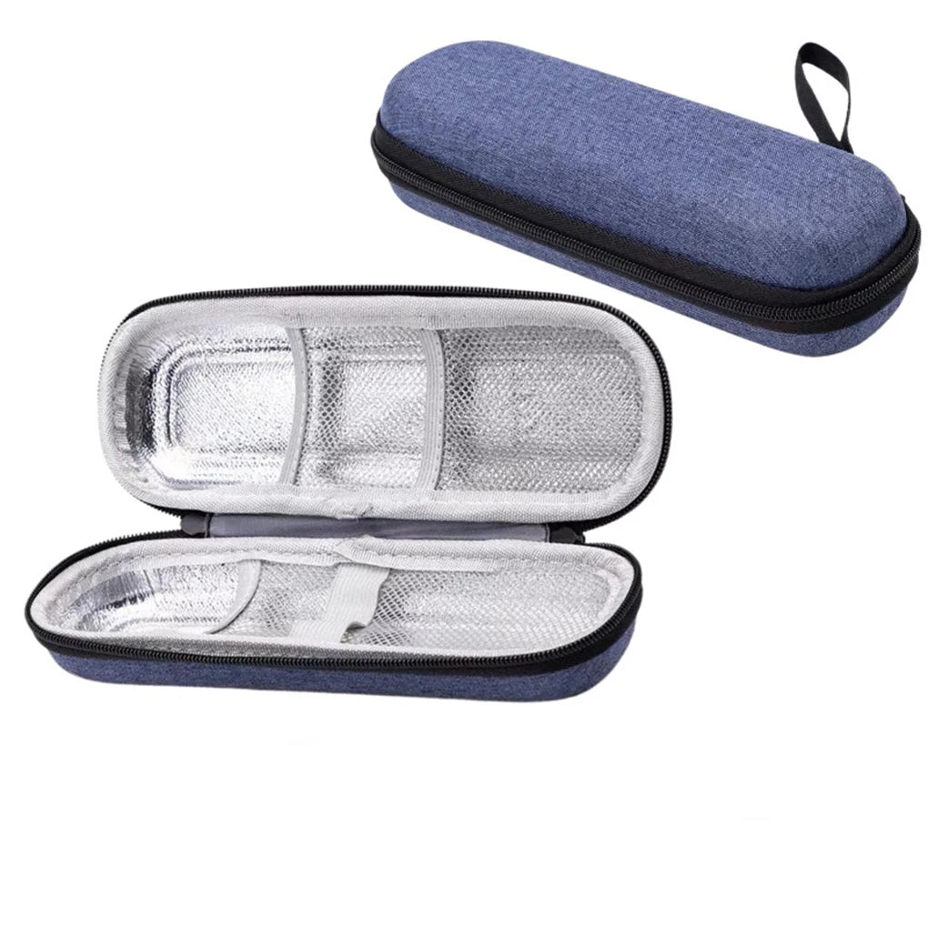 Portable Insulin Cooling Bag Waterproof Diabetic Pocket Pill Protector Carry-on Protector Pill Refrigerated Ice Pack Drug Freeze