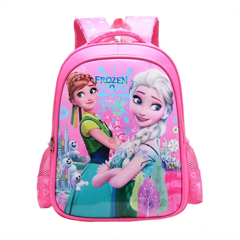 Elsa Anna Princess School Bag for Girls Frozen Children Backpacks Kids Shoulders Bag