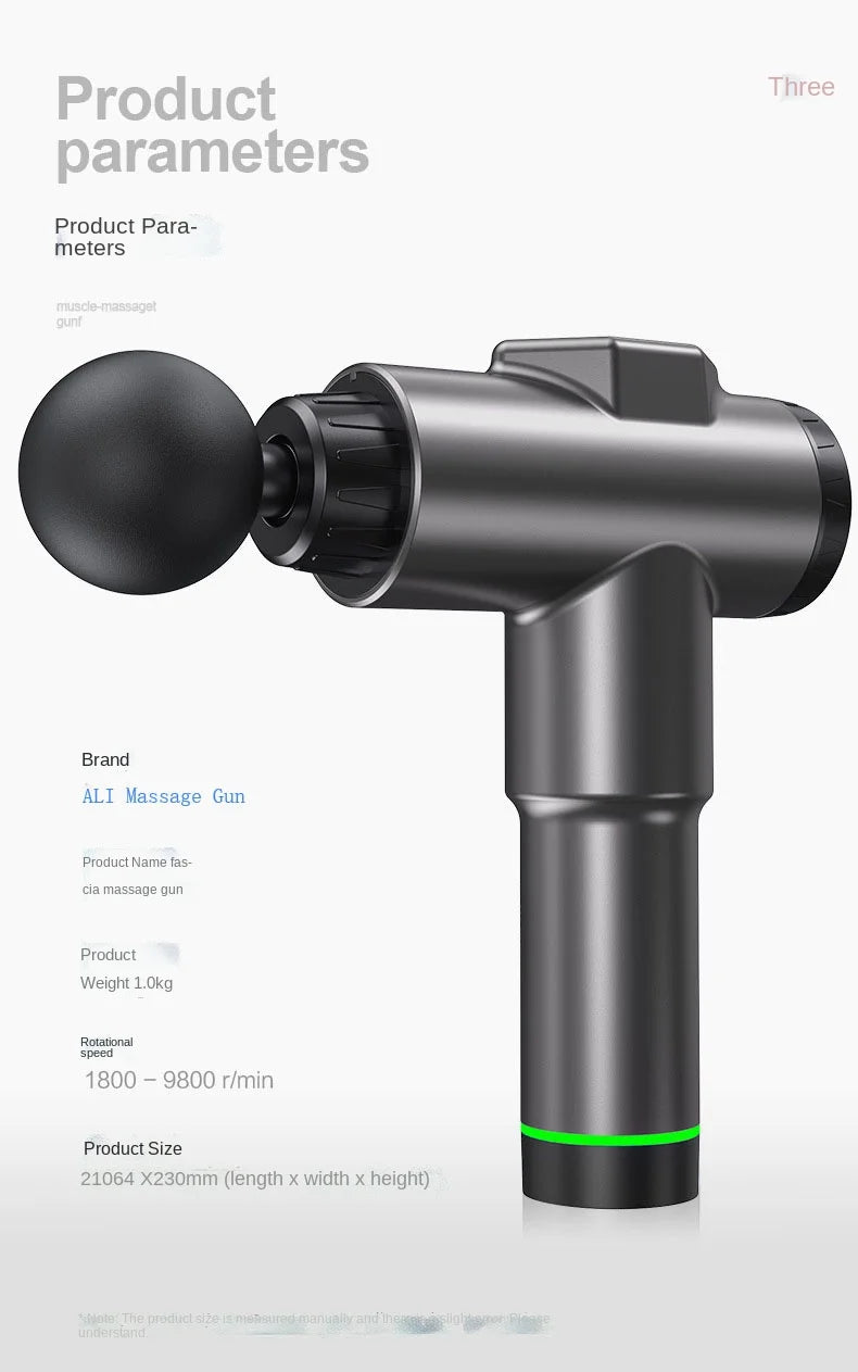 Massage Gun Deep High Frequency Muscle Massage Relaxation Electric Shock LCD Display 99Gear Profession Fascia Gun