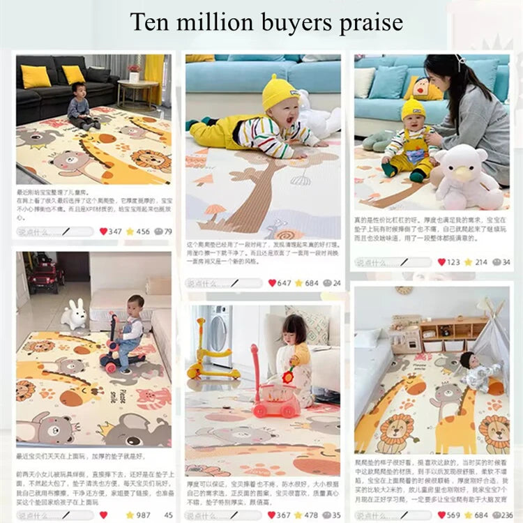 12 Styles To Choose 5 Sizes Baby Activities Crawling Play Mats Baby Activity Gym Room Mat Game Mat for Children's Safety Mat Rug