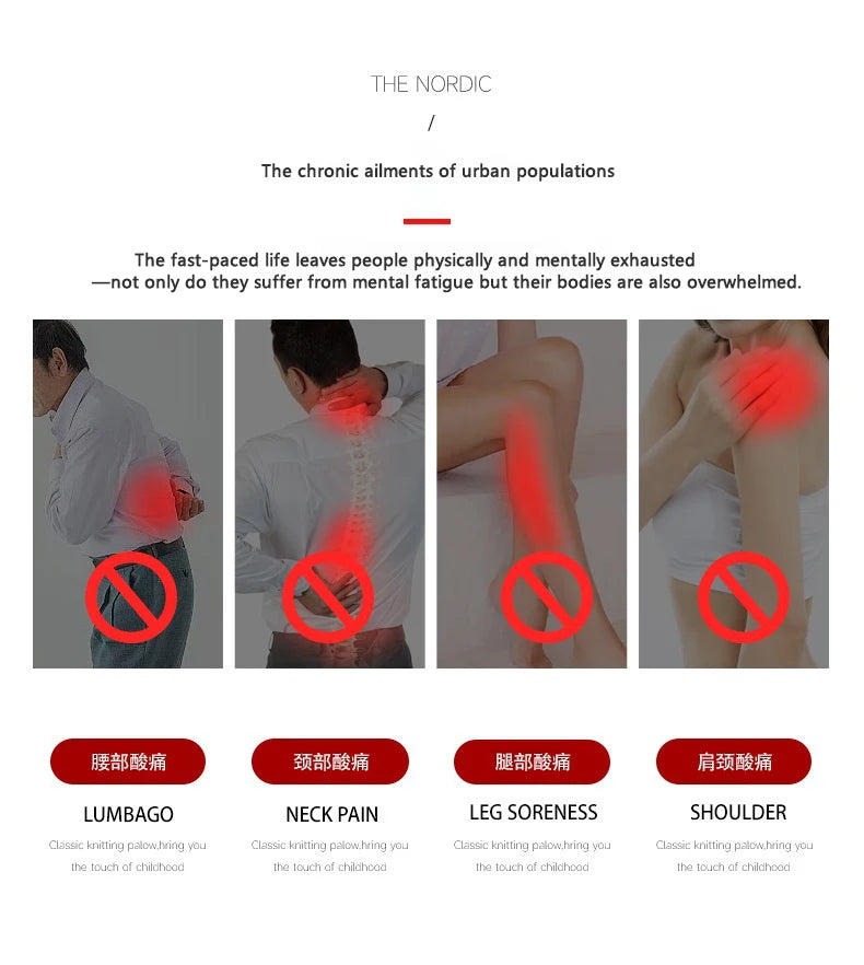 Portable Mini Massage Pad Muscle Pain Relief Micro Current Relieve Fatigue Rechargeable 8 Modes 19 Levels Slim Gel Massage Pad