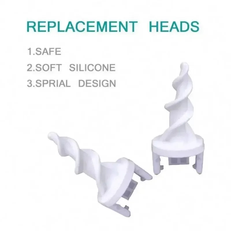 Ear Wax Remover Tool Spiral Ear Cleaner With Soft Silicone 16 Replacement Tips Simply To Grab Extract Earwax Ears Cleaning Care