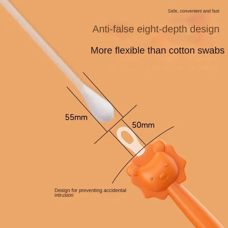 2024 New models Baby Cleaner Spoon Double-headed Soft Wax Curette Picker Nose Cleaner Silicone Ear Wax Pickers Clean Tweezers