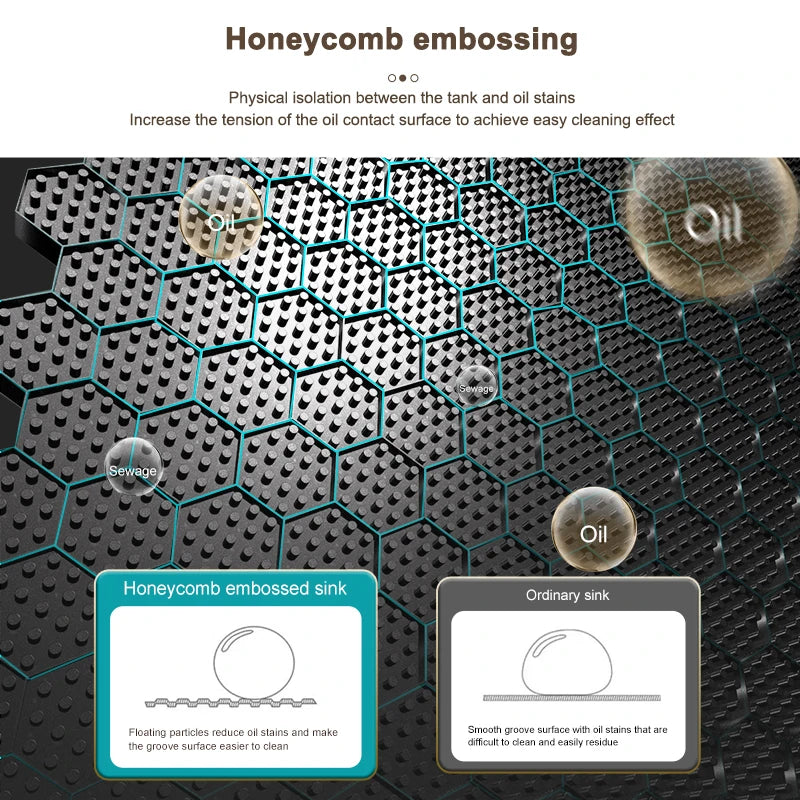 Kitchen Sink Stainless Steel Waterfall Sinks Extra Large Single Slot with Digital Display Faucet Set For kitchen