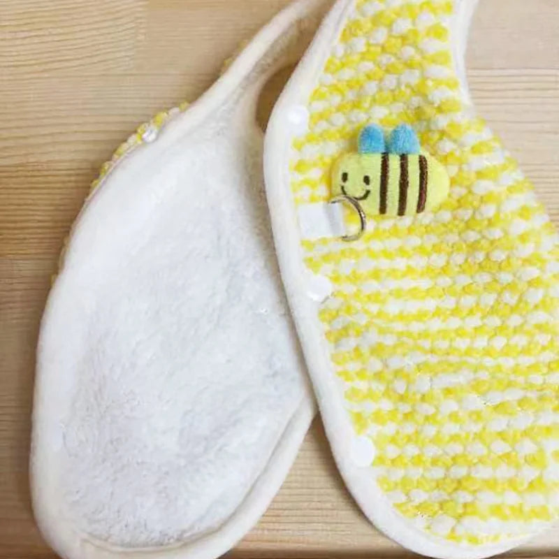 Cute Plaid Dog Jacket Coat Warm Cotton Dog Clothes Autumn Puppy Vest Jacket Bee Pattern Cat Cardigan Coat Chihuahua Pet Apparel