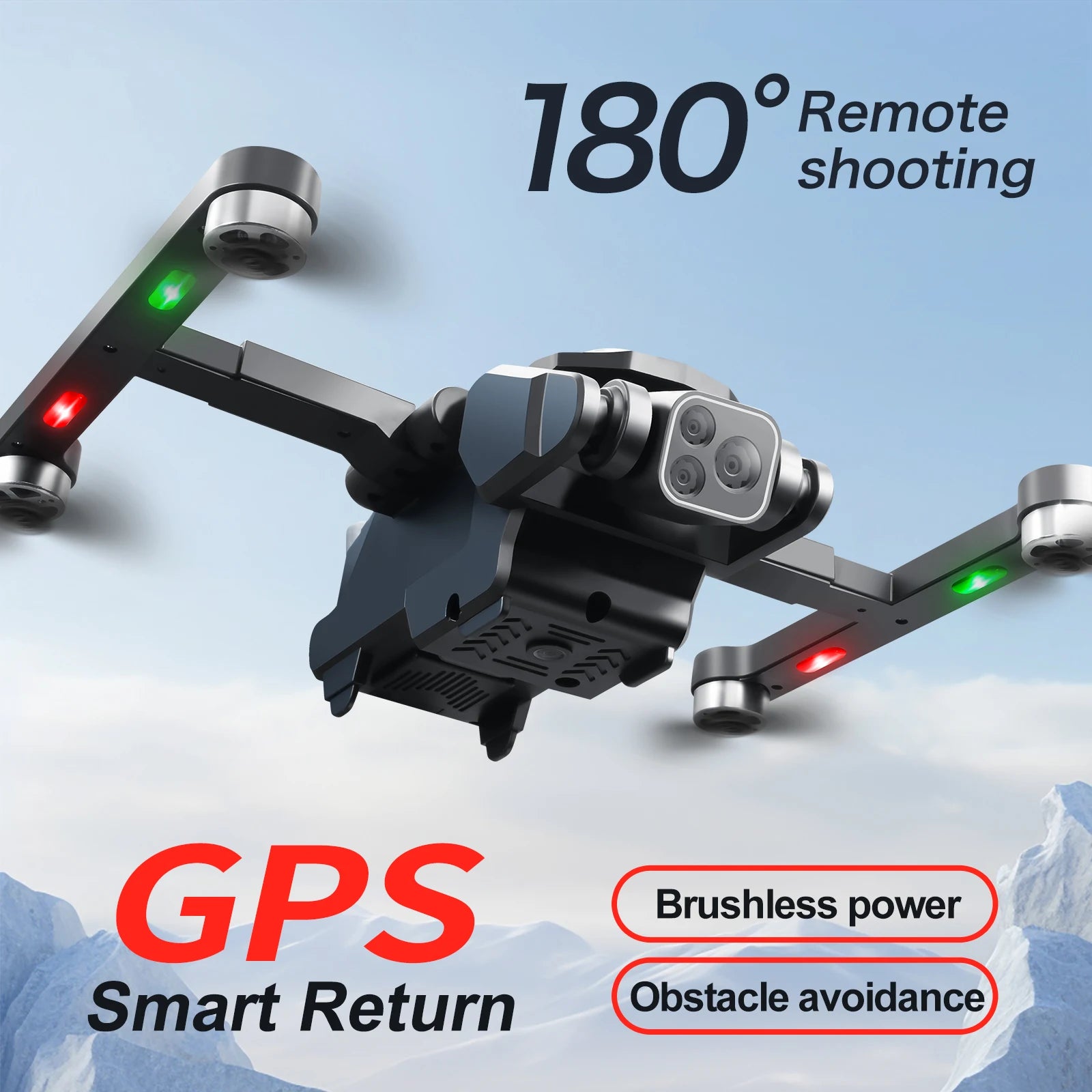 S188 Drone 8K Professional HD Dual Camera 5G GPS Wifi Obstacle Avoidance Brushless Foldable Quadcopter RC Distance 2KM Dron Toys