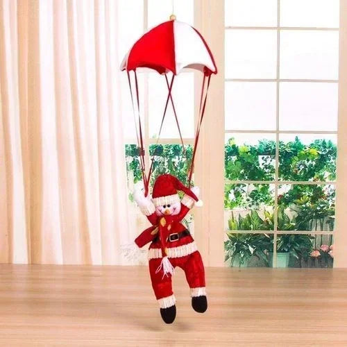 Christmas Santa Claus Smowman Hanging Decorations Parachute New Year Pendant Christmas Home Decoration Supplies Christmas Decor