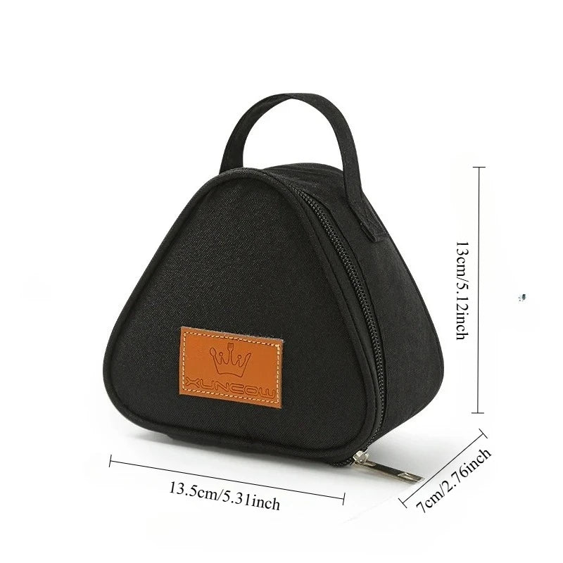 portable triangle insulation bag Rice and vegetable roll bag lunch bag milk sandwich egg breakfast bag insulation bag