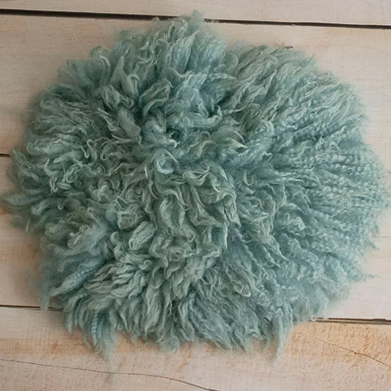 Flokati 100% Wool Blanket Mats Baby Photography Props Newborn Wrap Backdrop Prop for Newborns Photo Shoot Fotografia Accessories