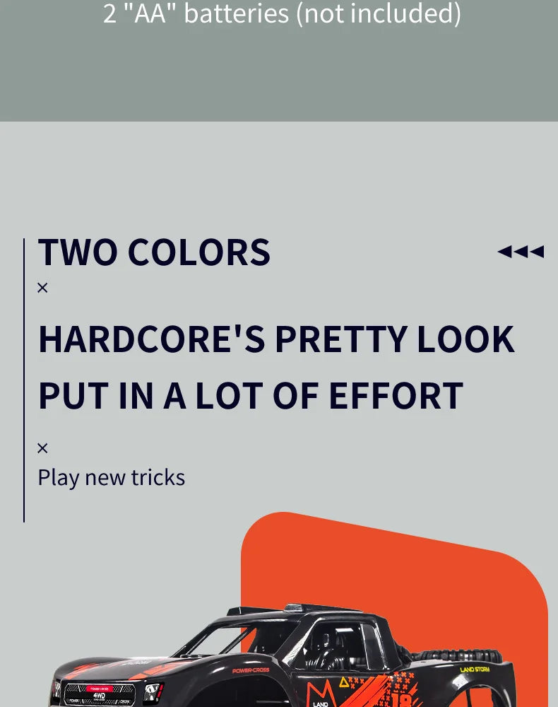 JJRC Q156 4WD 2.4G Amphibious Off-road Climbing RC Flip Stunt Car Racing All-terrain Waterproof Children's RC Toys Gifts