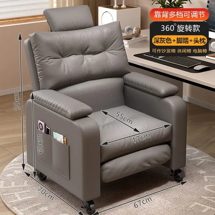 Sofa Computer Chair Sitting Comfort Home Lazy Chair Can Lie in The Bedroom Internet Cafe Single Lazy Sofa Gaming Chair