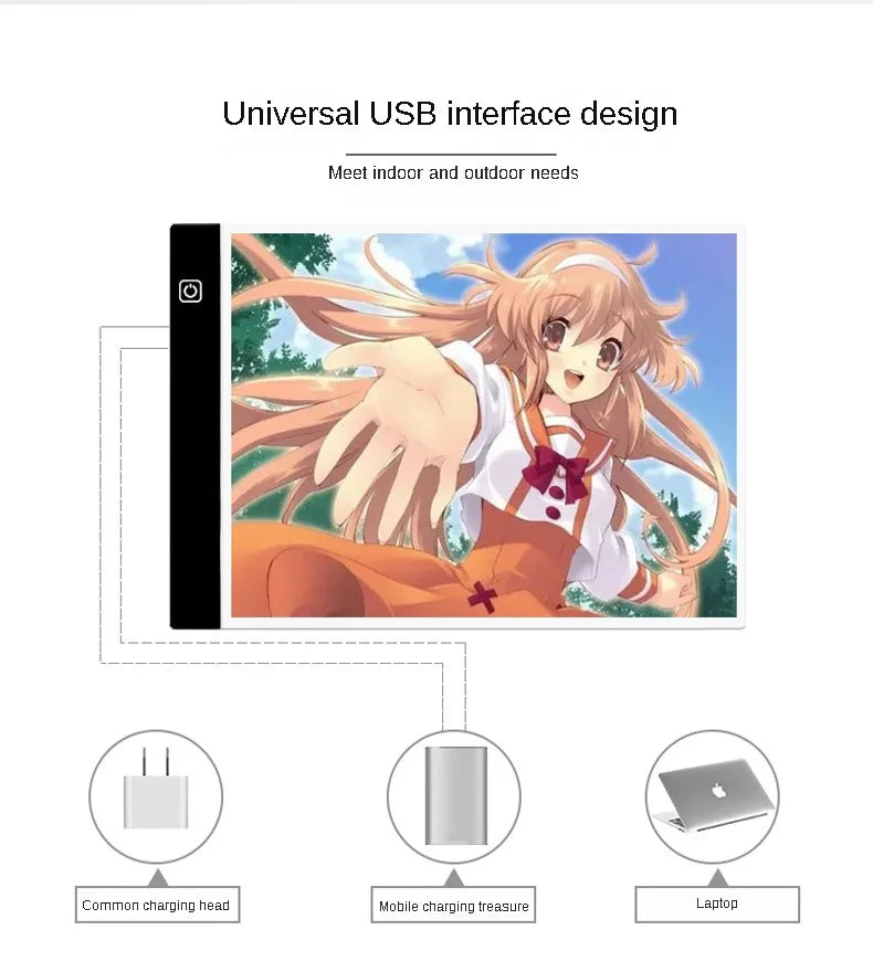 A3/A4/A5 3-Level Dimming Led Drawing Copy Pad Board Children's Toy Painting Educational Kids Grow Creative Gifts For Children