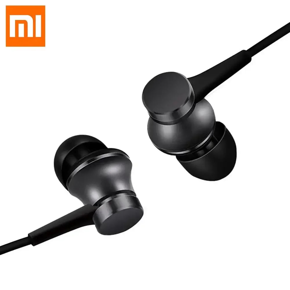 Original Xiaomi in-ear Sport Headphone with Mic Headset for Phone Xiaomi Samsung Huawei-Piston 3 Earphone Bass Wired 3.5MM