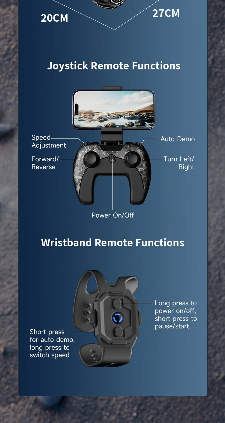 4DRC New Y10 Remote Control Car 2.4G Rc Boat Waterproof Amphibious Stunt Car 4WD All Terrain Truck Toys for Kids Birthday Gifts