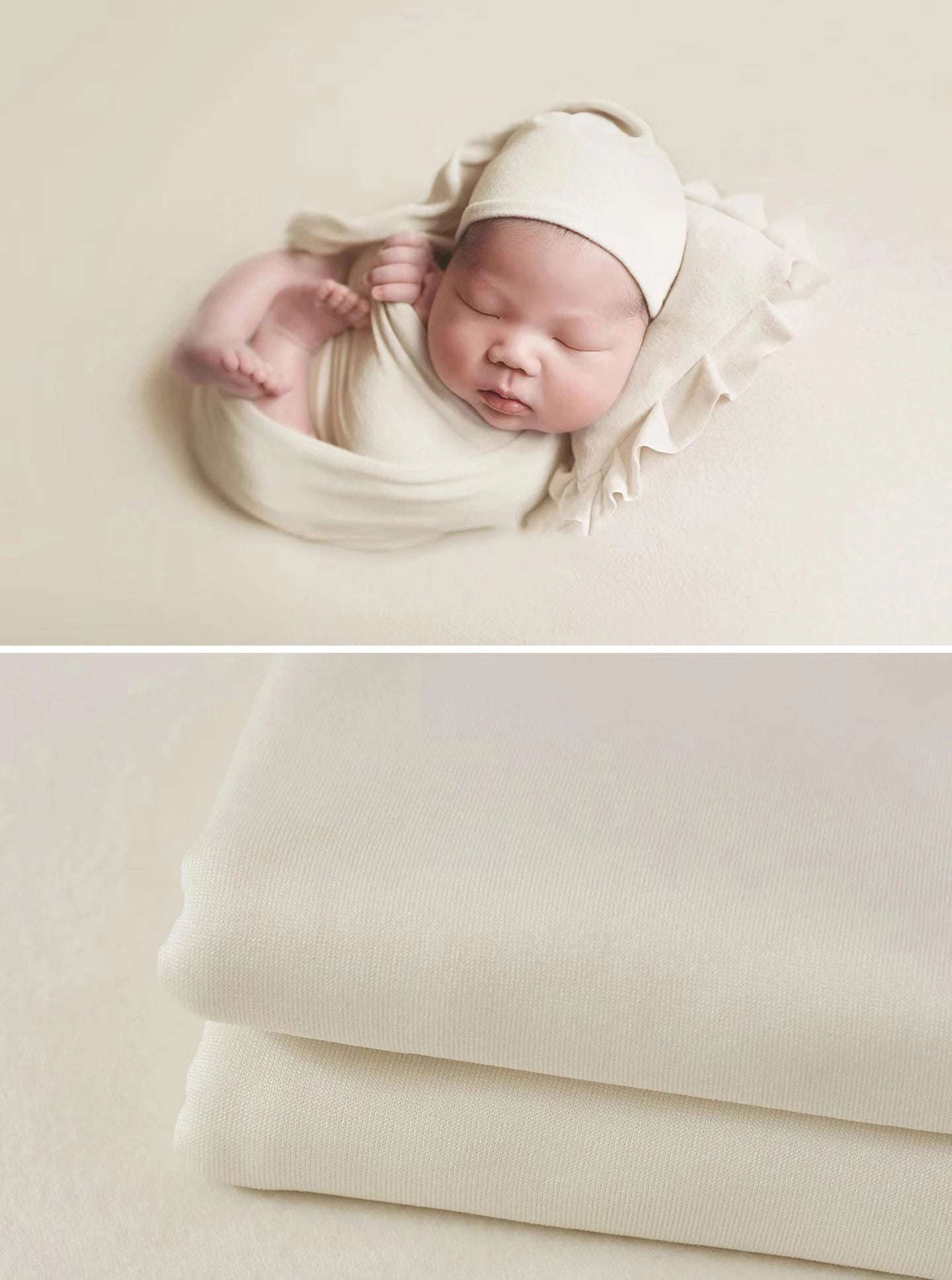 Newborn Photography Props Soft Wrap Blanket Backdrop Stretchable Fabrics for Baby Posing Studio Shooting Photo Accessories