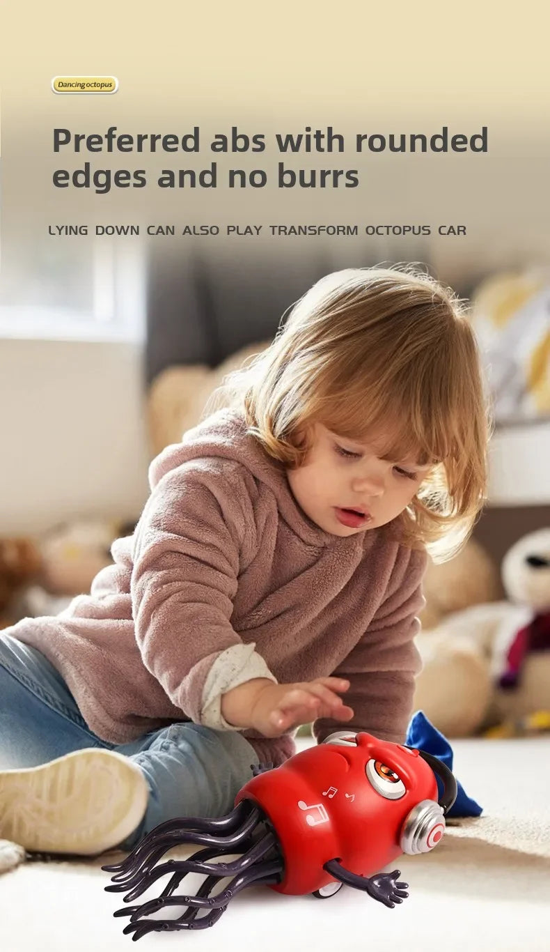 Dancing Octopus Kid Electronic Pet Toys Cartoon Interactive Development Moving Education Toddler Toy Gift Creative birthday gift