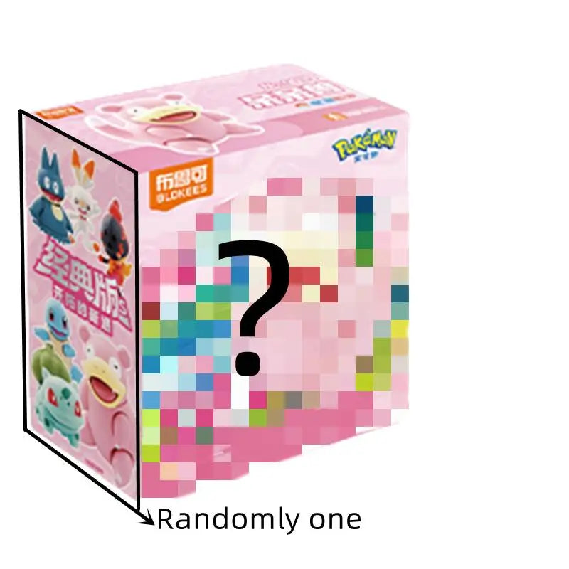 Original Blokees Pokemon Pikachu Eevee Charmander Charizard Greninja Meowscarada Ceruledge Cartoon Characters Building Block Toy