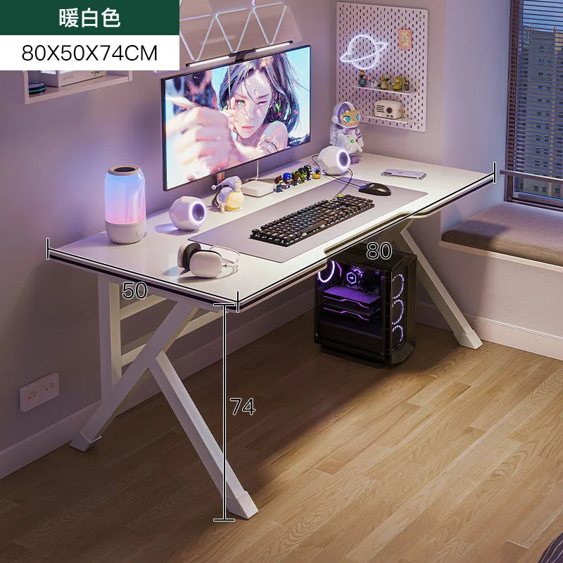 Nordic Style Modern Office Desk Relax Unique Kids Study Computer Table Writing Seating Mesa Para Computador Office Furniture