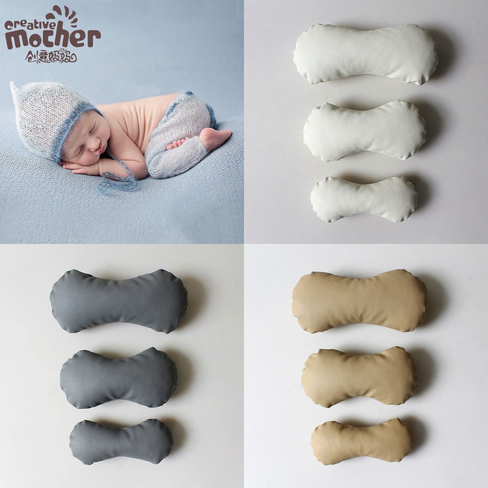 Newborn Photography Props Baby Photo Posing Pillow Baby Pillows Fotografia Photo Studio Accessories Photoshoot Mattress