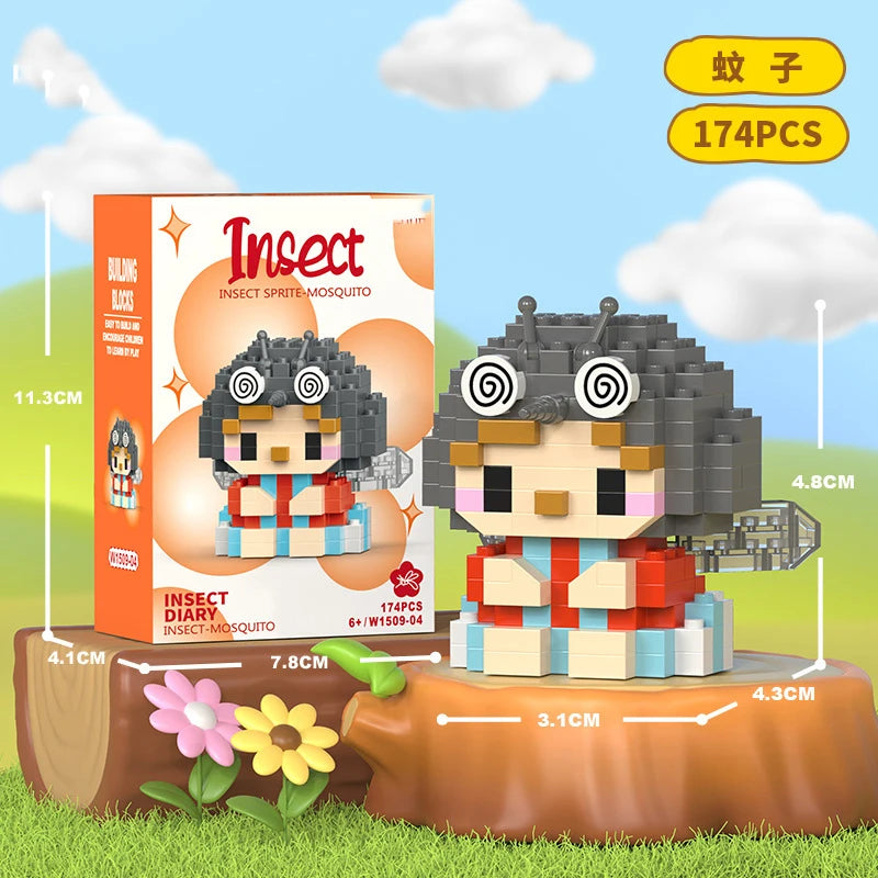 Animals Bricks Construction Set Micro Building Blocks Children Toy Adult Particle Building Block Mini Toys Decoration Home Gifts