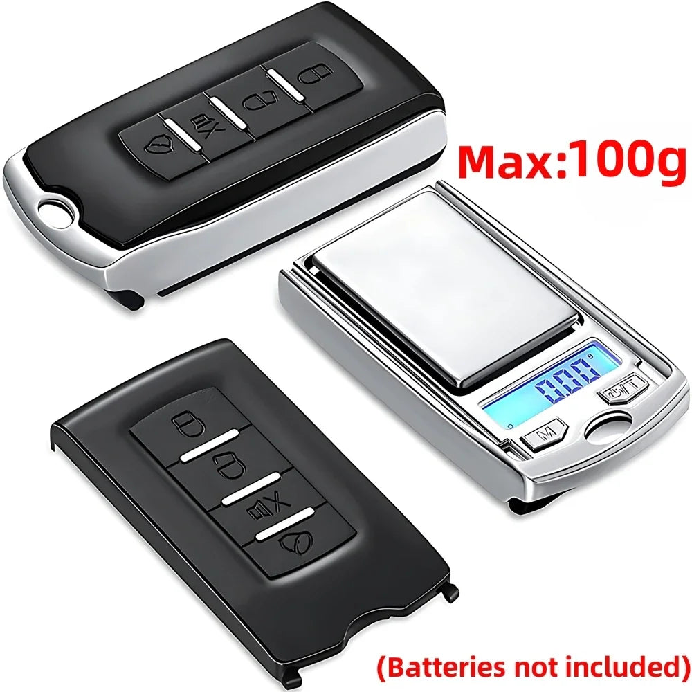 100g*0.01g mini LCD Electronic Digital Pocket Scale Jewelry Gold Weighting Scale Gram Balance Weight Scales As Car Key