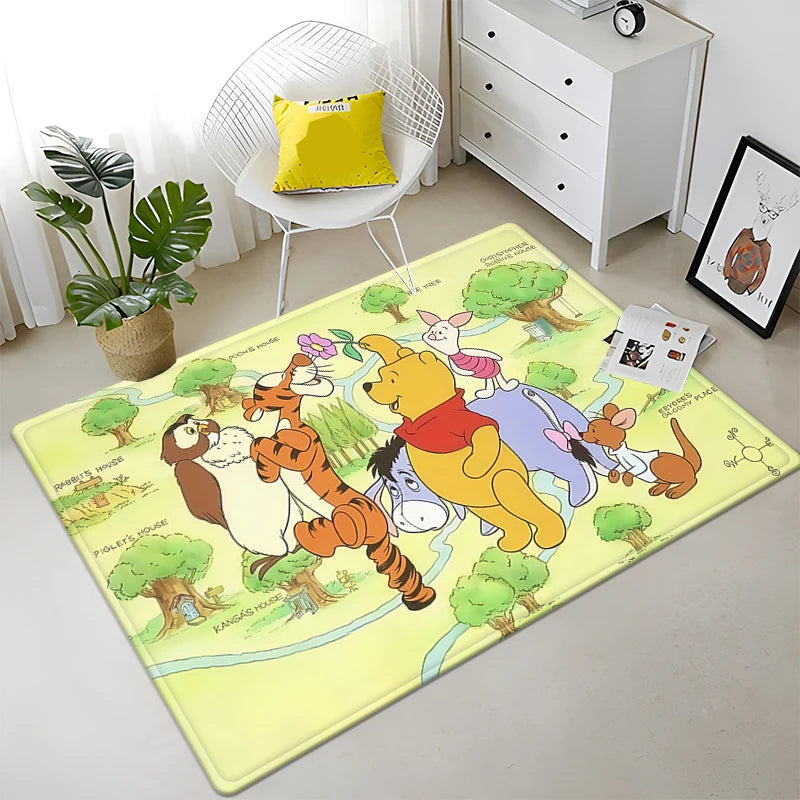 Cartoon Anime Cute Carpet Can Be Customized for Bedrooms,Living Room Carpet,Sofas,Camping,Picnics,Children's Room,and Home Decor
