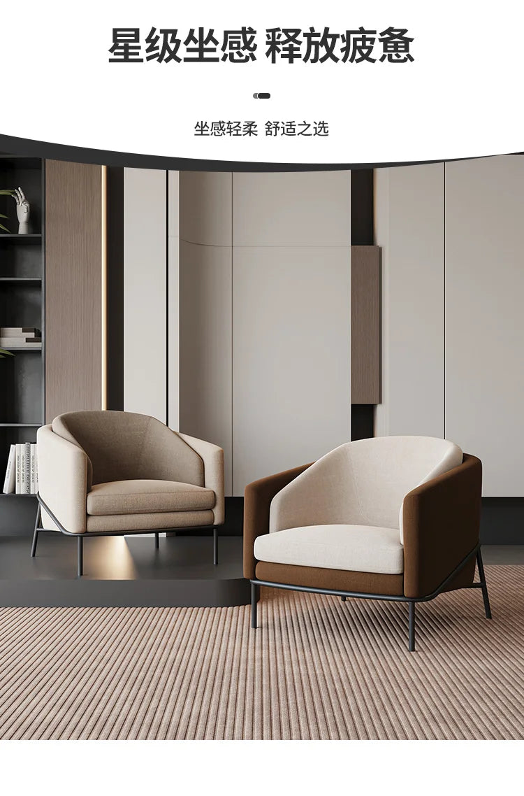 Living Room Chairs Modern Individual Armchairs Relaxing Chair Chaise Lounges Design Armchair Accent Floor Vanity Home Furniture