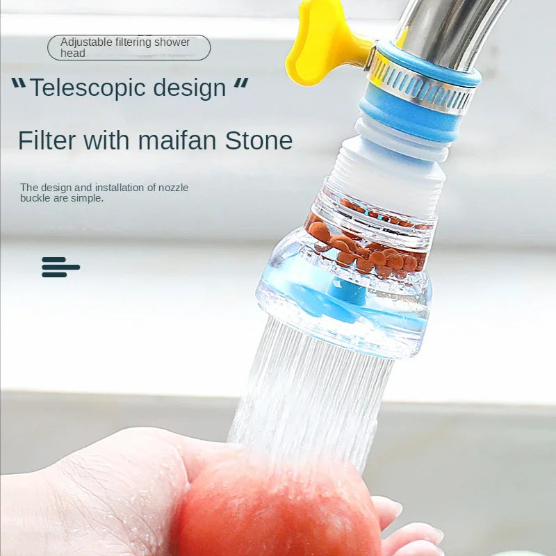 Universal 360 Degree Kitchen Faucet Bubbler Adjustable Water Saving Filter Diffuser Shower Kitchen Sink Faucet Nozzle Connector